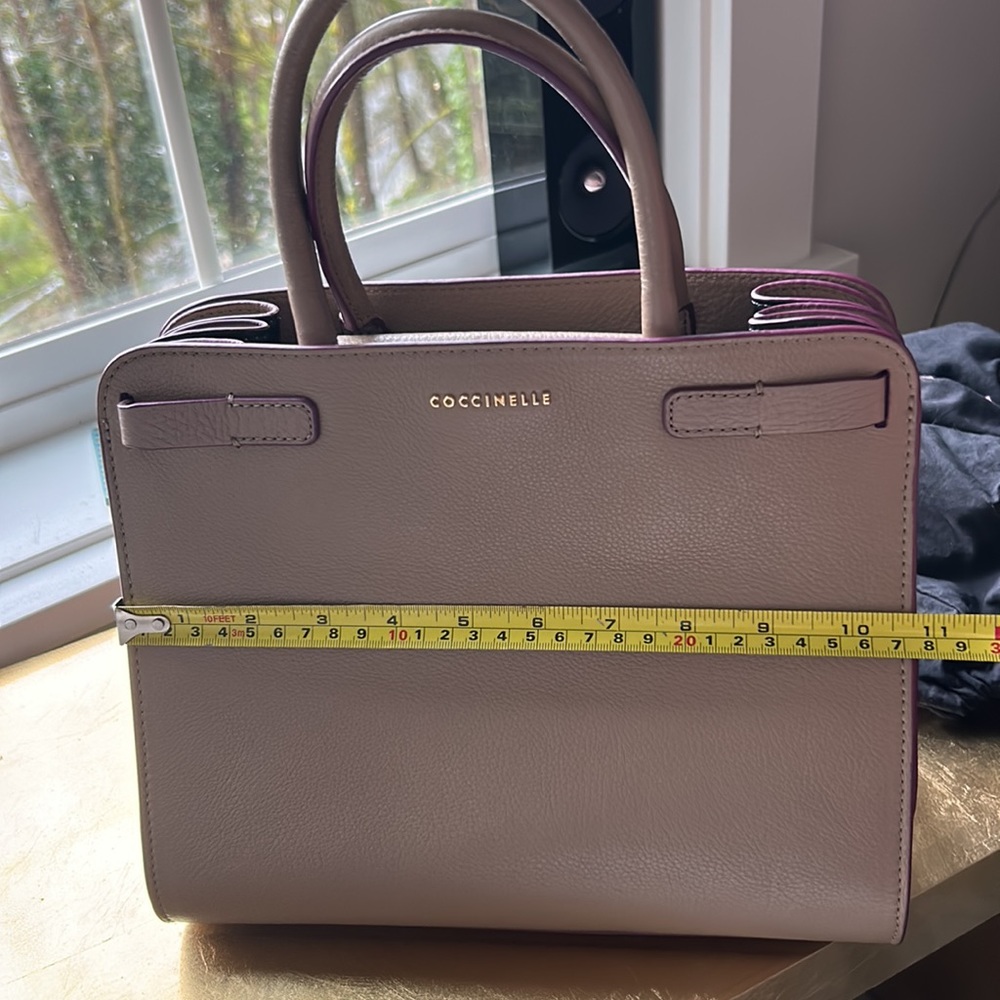 Coccinelle brand new beige leather bag - Picture 10 of 13